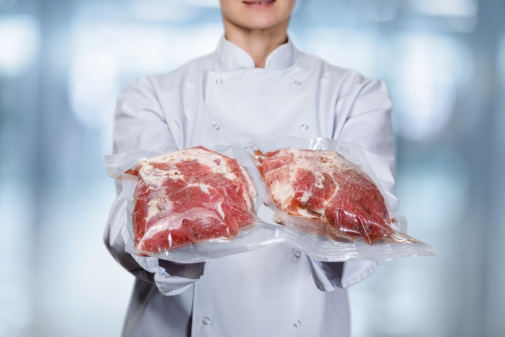 Tecnica sottovuoto per la conservazione della carne